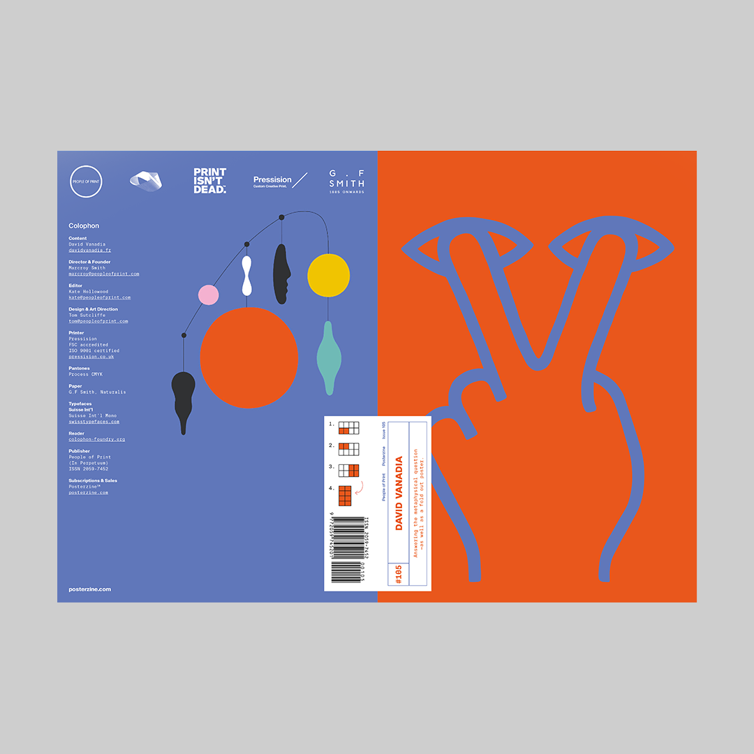 Posterzine® Issue 105 | David Vanadia