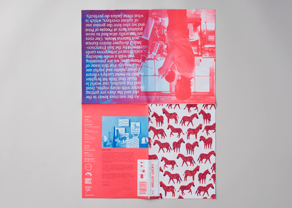 Posterzine® Ausgabe 03 | Hallo! Glück gehabt