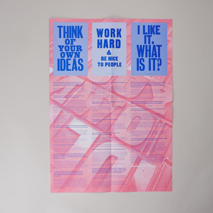 Posterzine® Ausgabe 04 | Anthony Burrill