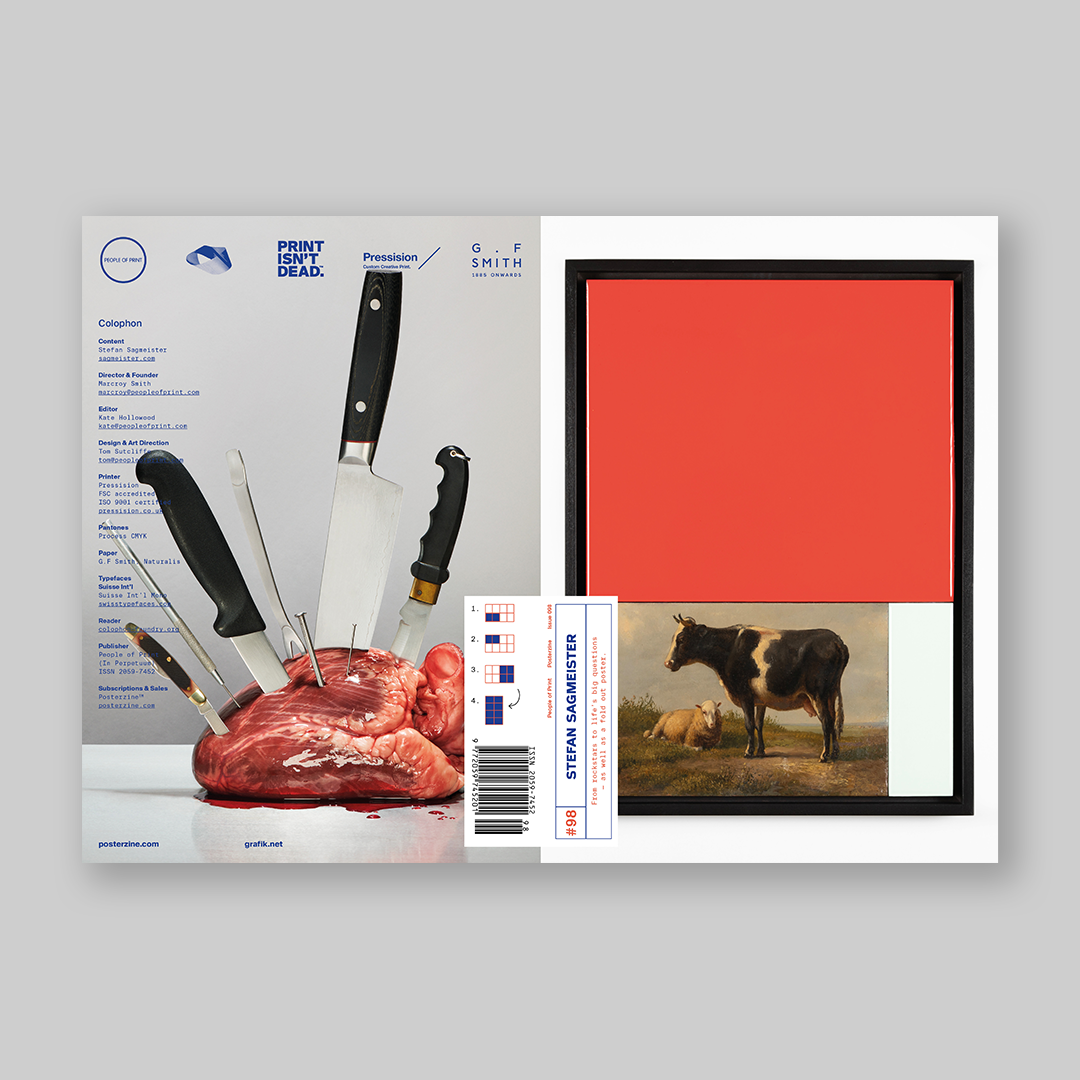 Posterzine® Ausgabe 98 | Stefan Sagmeister